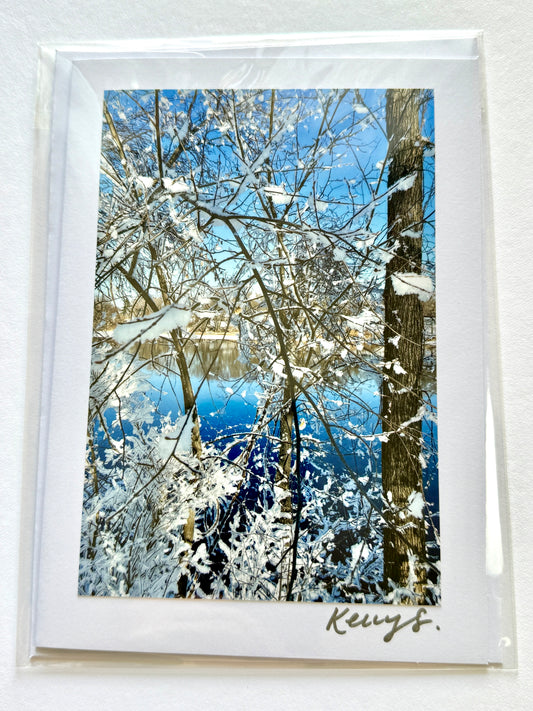 Bright White - Greeting Card